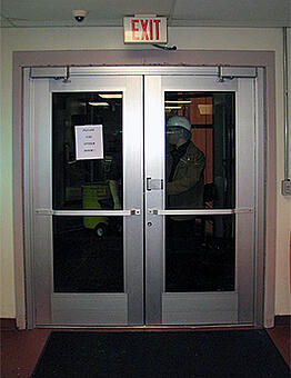 Access control doors