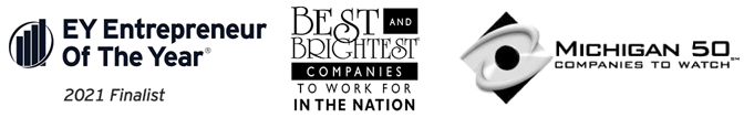 EY Entrepreneur of the Year, Best and Brightest companies, Michigan 50 companies to watch