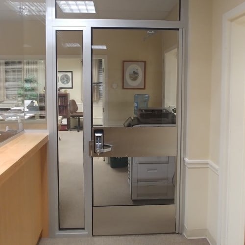 acrylic bulletproof door